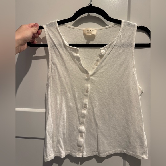 Sezane Loriane Top Ecru - Size L - Picture 2 of 4
